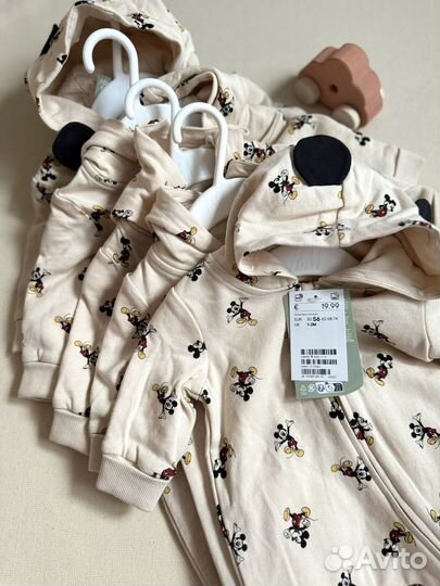 Комбинезон h&m Mickey 56,62,68