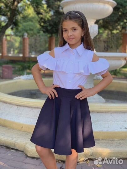 Школьные платья и блузки на девочку