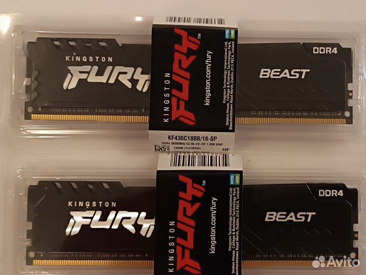 DDR4 16гб с частотой 3600mгц