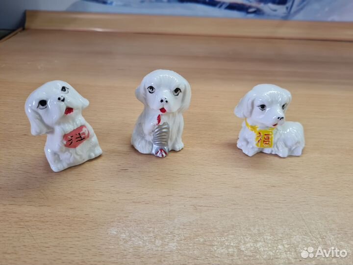 Собаки фарфор Статуэтки собак