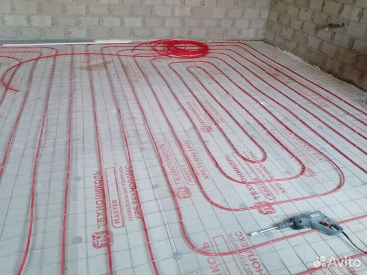 Услуги сантехника отопление теплый пол