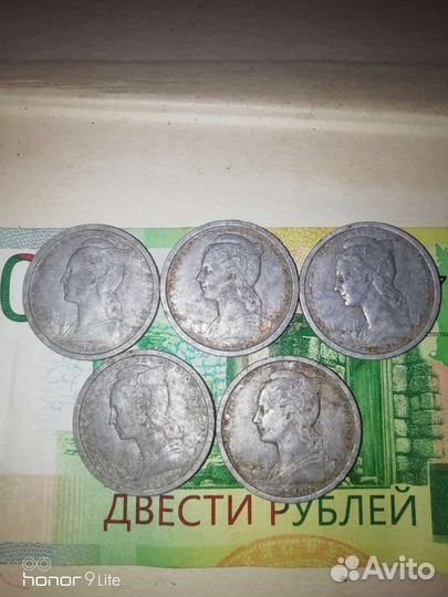 Французская Экваториальная Африка 2 франка 1948год