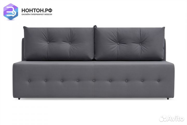 Диван еврокнижка Сити темно-серый