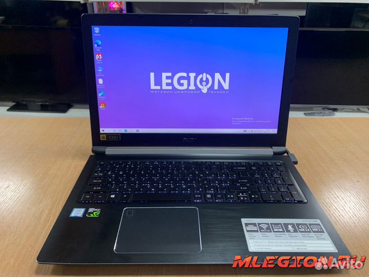 Acer/i5 7300/8GB/GTX1050/248GB SSD/15.6 IPS FHD