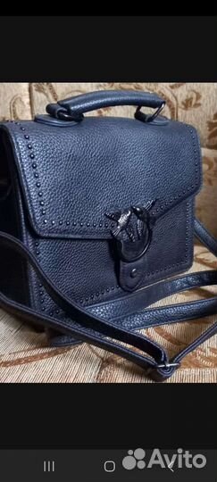 Сумка через плечо черная