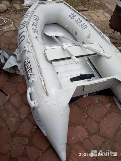 Лодка пвх HDX 240 аллюминевый паел