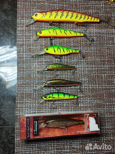 Воблеры фирм megabass, rapala, zipbaits, daiwa