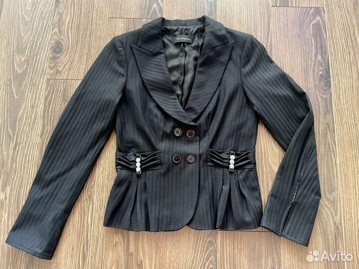 Жакет пиджак Roccobarocco 42 44 шерсть