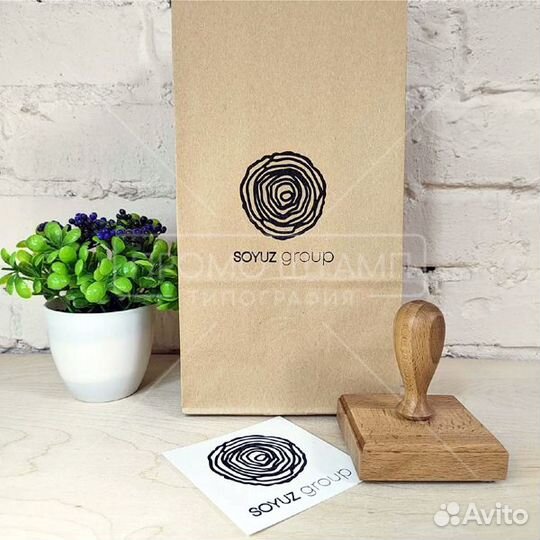 Рекламные штампы с логотипом