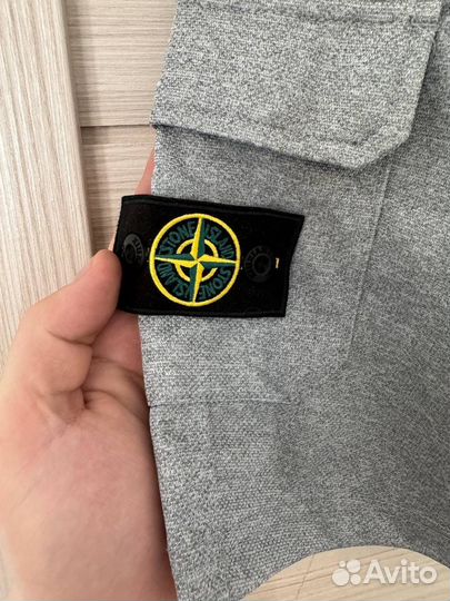 Шорты мужские Stone island Серые