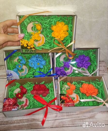 Набор из мыла ручной работы