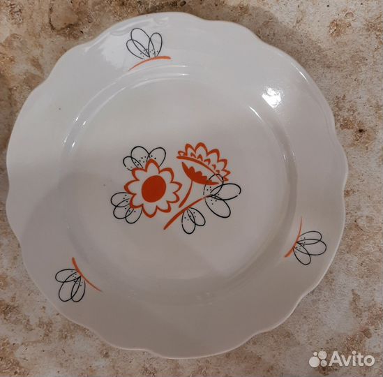 Тарелка фарфор винтаж
