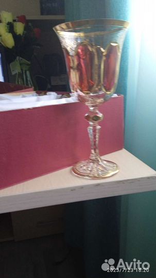 Набор фужеров Версаль Рубин (новые)