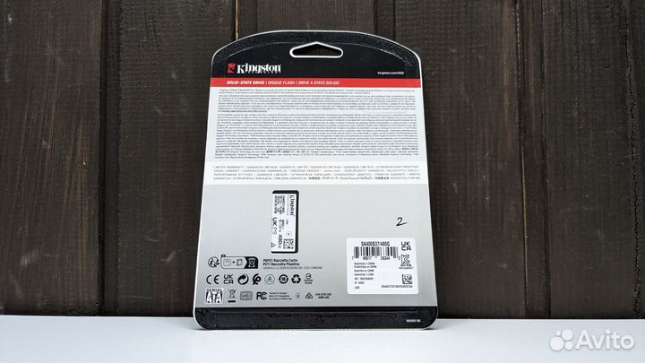 SSD Kingston A400 480GB / Новый Гарантия