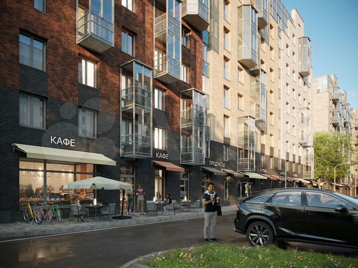 2-к. квартира, 45,6 м², 7/9 эт.