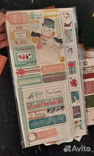 Новогодний лот для скрапбукинга