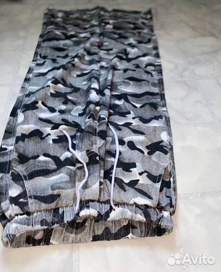 Camo Balenciaga pants штаны