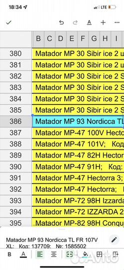 Matador MP 93 Nordicca 225/60 R18 104V