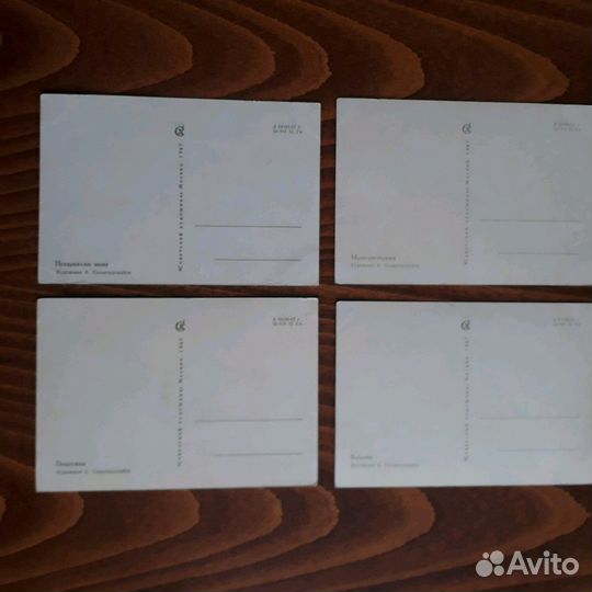 Чистые открытки СССР дети детские Литва Склютауска