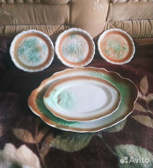 1.Блюда сервировочные, тарелки СССР