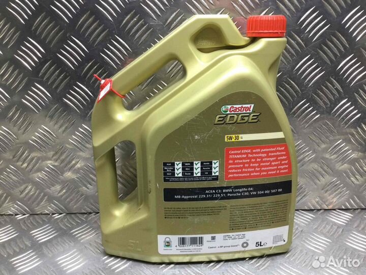 Масло двигателя Мерседес мл Castrol Edge 5w30 5л;