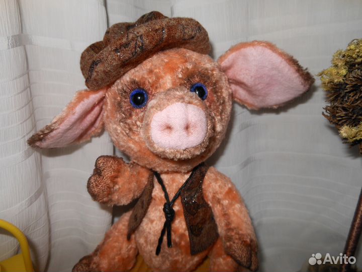 Поросенок Тедди ручная работа