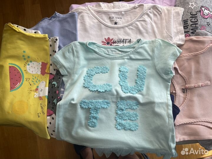 Вещи пакетом на девочку 110 см