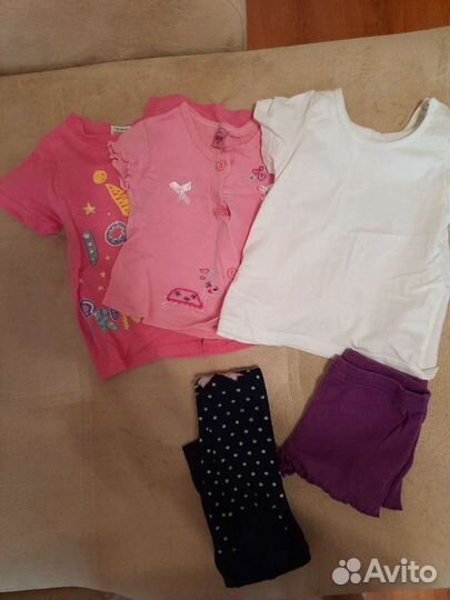 Вещи пакетом для девочек с рождения и до 1,5лет