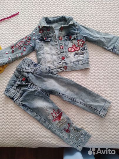 Вещи пакетом для девочки 86 92