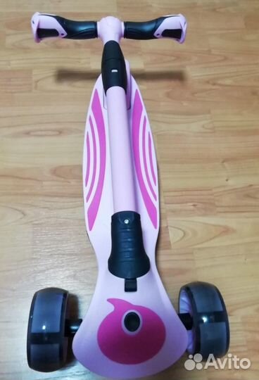 Самокат детский трёхколёсный складной Team Race