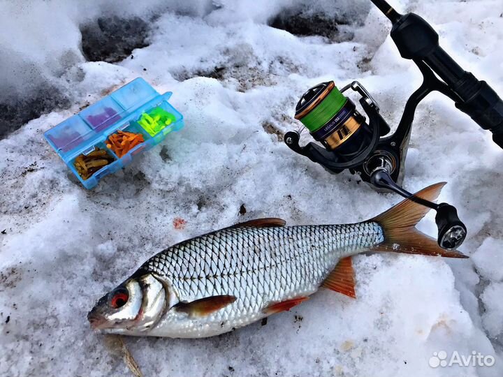 Whitebait 0.8. 30 штук. Приманка для мормышинга