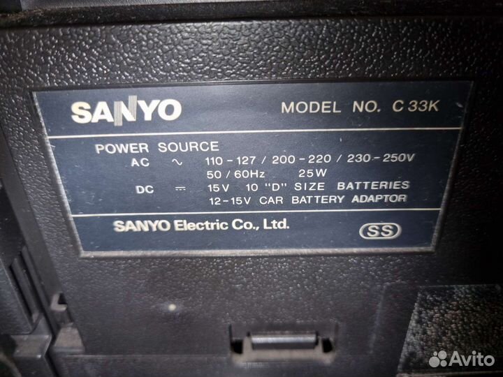 Кассетный магнитофон Sanyo C33K