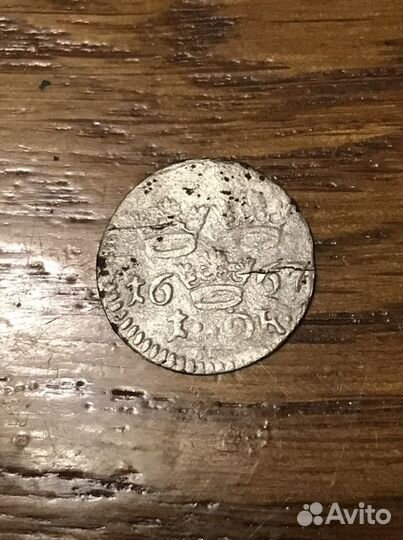 Швеция 1 эре 1667г