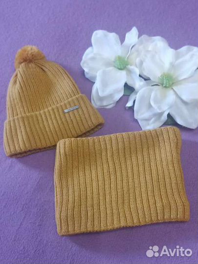 Комплект шапка и снуд