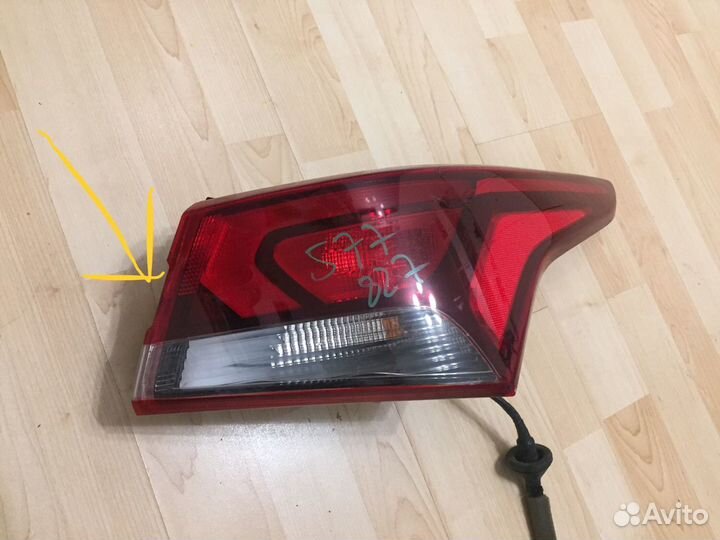 Фонарь скол задний правый Hyundai Solaris 2019