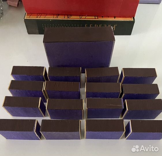 Сувенирный набор спичек СССР Ансамбль Березка