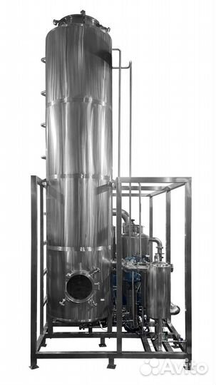 Проточно-выпарная установка, 700 л/ч по испар. вл