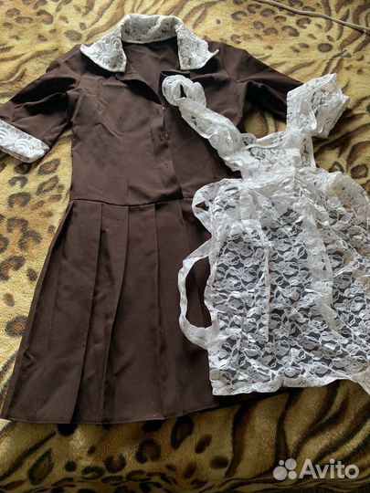 Фартук, платье на последний звонок