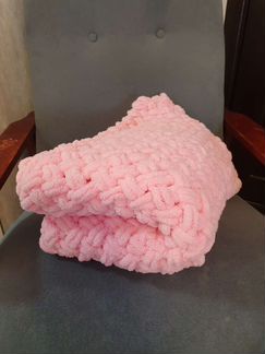 Плед детский вязаный