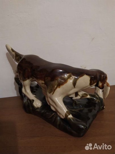 Фарфоровая статуэтка собака СССР
