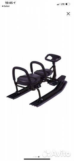 Снегокат для двойни