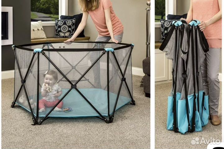 Манеж детский складной