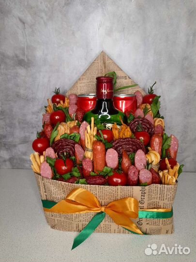 Мужской съедобный букет