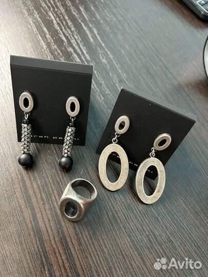 Комплект Sarah Pacini кольцо и 2е серег