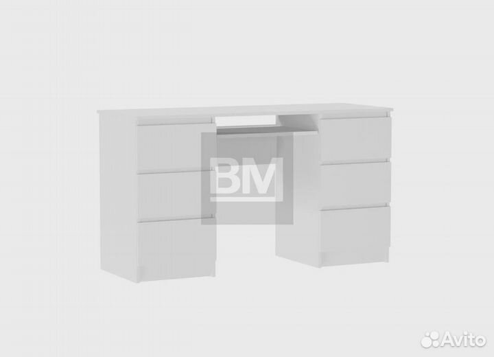 Компьютерный стол белый, стол рабочий