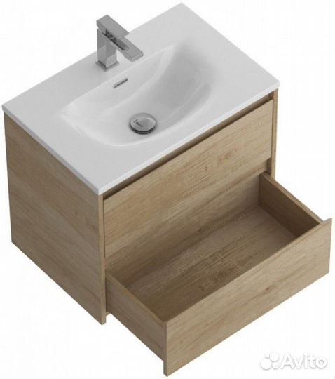 Тумба с раковиной BelBagno Kraft 39-70-BB-8099-3-70 Rovere Nebrasca Nature