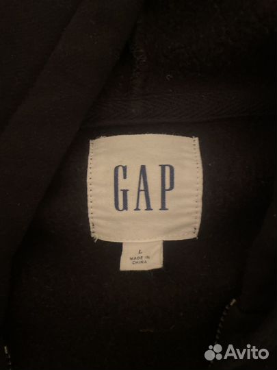 Зип худи gap черная