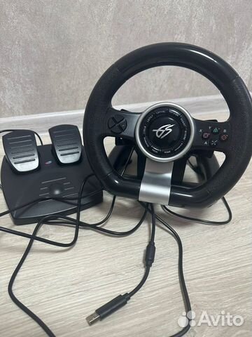 Игровой руль с педалями Dexp Wheelman 1 объявление продам