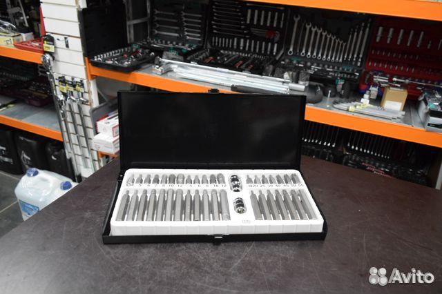 Набор бит 1/2 торкс, сплин, шестигранники 40 пр