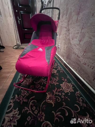 Детские санки коляска